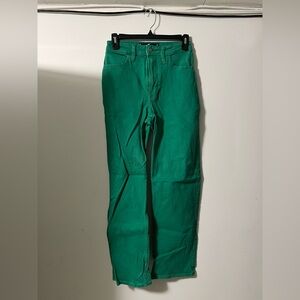Hollister Women’s Green high rise dad jeans